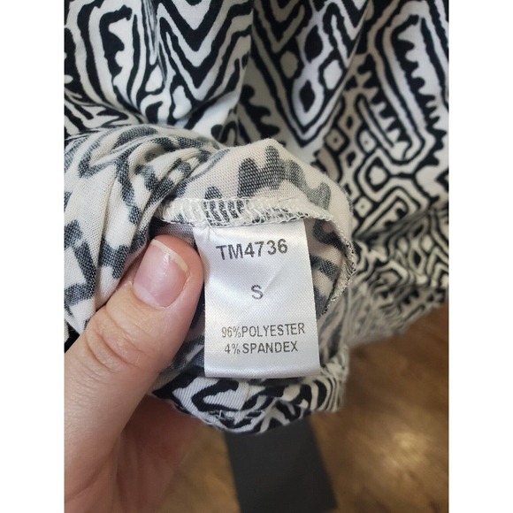 THML Womens Multicolor Polyester Round Neck Sleeveless Knee Length Dress Size S - Picture 9 of 10